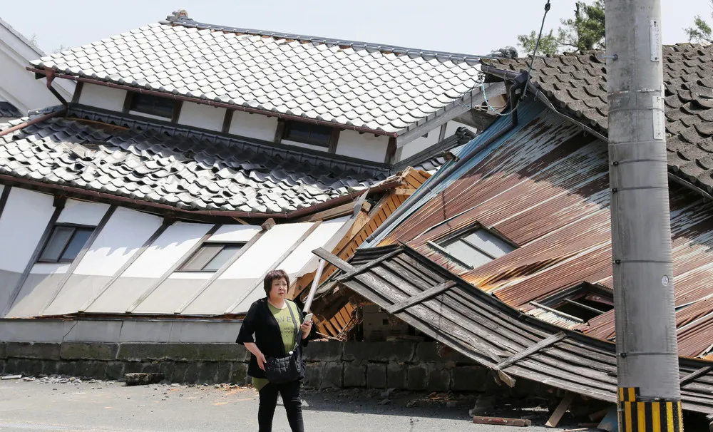 Strong Earthquake Hits Japan