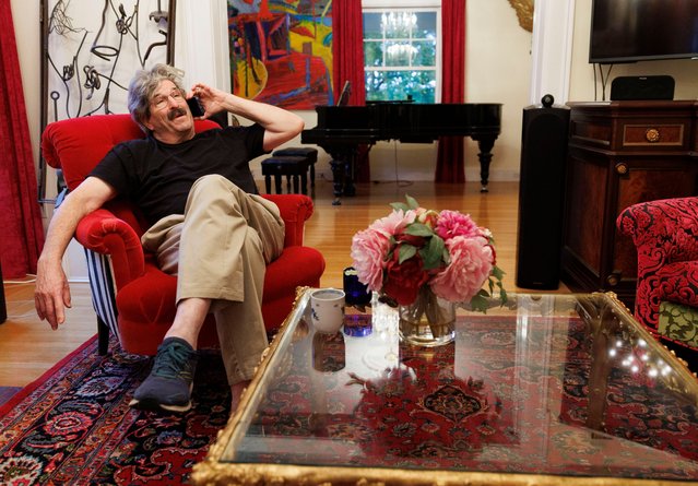 US molecular biologist Gary Bruce Ruvkun, co-recipient of the Nobel Prize awarded in Physiology or Medicine for his work on the discovery of MicroRNA, speaks on the phone at his home in Newton Centre, Massachusetts, USA, 07 October 2024. The 2024 Nobel Prize in Physiology or Medicine was jointly awarded to Victor Ambros and Gary Bruce Ruvkun “for the discovery of microRNA and its role in post-transcriptional gene regulation”, the Nobel statement reads. (Photo by Cj Gunther/EPA/EFE)