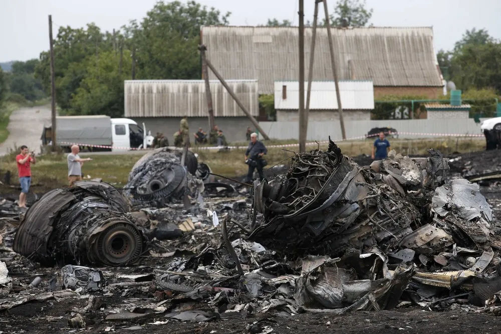 Malaysia Airlines Flight Shot Down in Eastern Ukraine