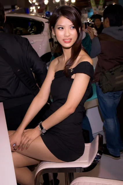 Asian Beauty: Hot Promotional Models in Taipei, Taiwan. Taipei Int'l Auto Show 2012