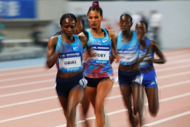 IAAF Athletics Diamond League meeting, Women's 5000m, Shanghai Stadium, Shanghai, China on May 13, 2017. Hellen Obiri of Kenya competes. (Photo by Aly Song/Reuters)