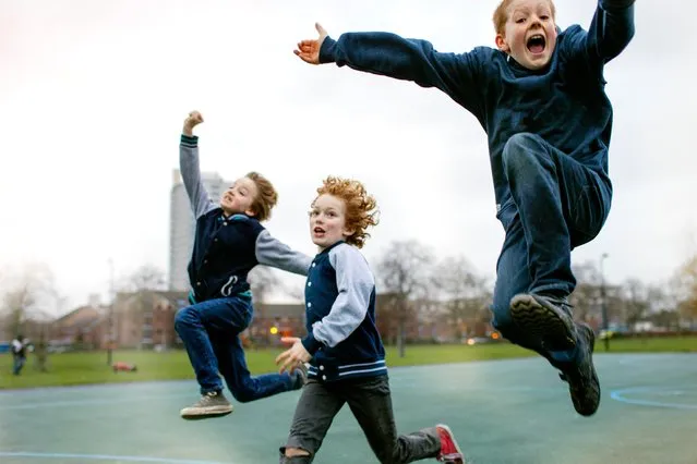 Children playing in park. (Photo by Nick David/Getty Images)