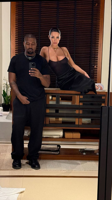 Video shared by rapper West early January 2025 showed the Australian model Bianca Censori. (Photo by Ye/Instagram)