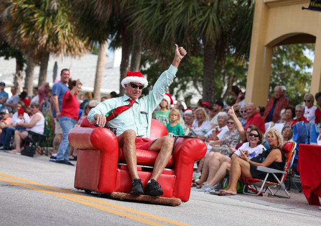 Scenes from the 38th annual Hobe Sound Christmas Parade along Southeast Dixie Highway in Hobe Sound, Fl. on December 2, 2023. (Photo by Crystal Vander Weit/USA Today Network)