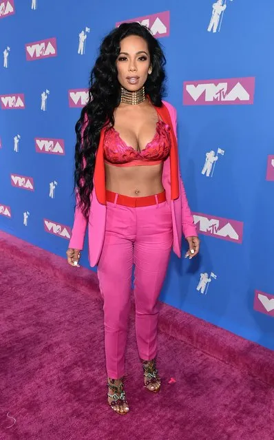 Erica Mena attends the 2018 MTV Video Music Awards at Radio City Music Hall on August 20, 2018 in New York City. (Photo by Mike Coppola/Getty Images for MTV)