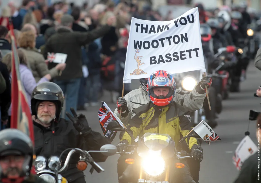 Motorcyclists Take Part In The Ride Of Respect To Raise Money For Service Veterans.