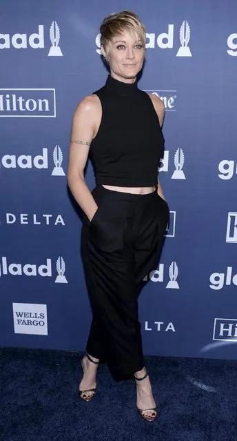Teri Polo attends the 27th annual GLAAD Media Awards in Beverly Hills, California April 2, 2016. (Photo by Phil McCarten/Reuters)