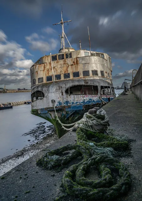 “Fate of the Mersey Ferry”, by Amanda Burgess, which has won the Ships and Wrecks category. (Photo by Amanda Burgess/PA Wire Press Association)