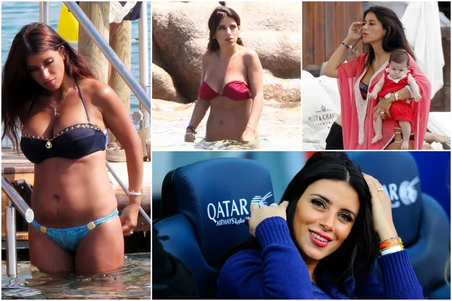 Lebanese beauty Daniella Semaan was married to millionaire impresario Elie Taktouk, but left him after he opened a newspaper in June 2011 to see pictures of her kissing Cesc Fabregas. Daniella – 13 years older than the Spain midfielder – gave birth to their daughter, Lia, last year and is known to friends as Queen DD. We think you can figure out why. (Photo by Splash News/Getty Images)