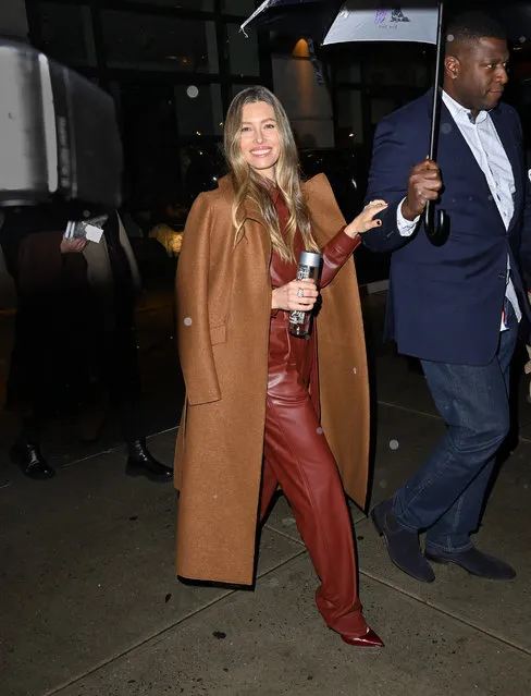 American actress and model Jessica Biel leaves the Crosby Hotel on November 15, 2022 in New York City. (Photo by James Devaney/GC Images)