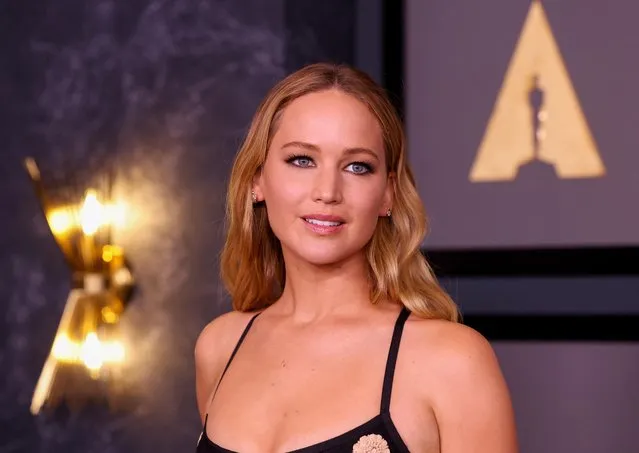 American actress Jennifer Lawrence attends the 13th Governors Awards in Los Angeles, California, U.S., November 19, 2022. (Photo by Mario Anzuoni/Reuters)