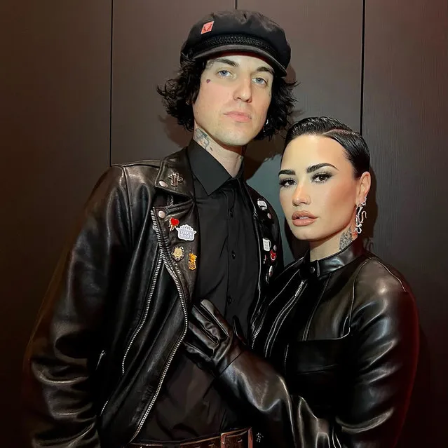 American singer-songwriter Demi Lovato in the last decade of November 2022 shows off “how hot” her boyfriend is. (Photo by ddlovato/Instagram)