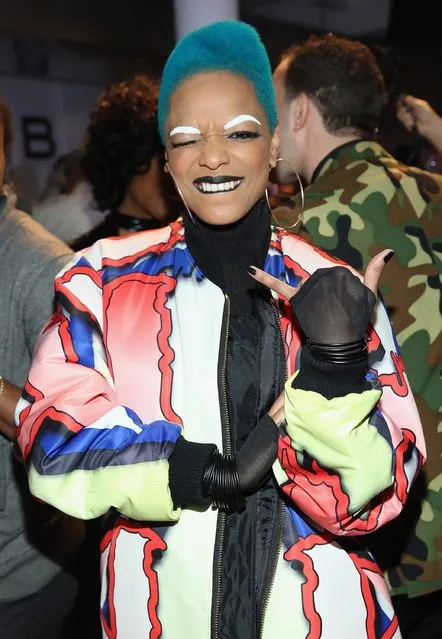 Recording artist Sharaya J attends The Blonds fashion show during Fall 2016 MADE Fashion Week at Milk Studios on February 17, 2016 in New York City. (Photo by Monica Schipper/Getty Images)