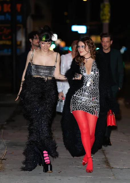 Bella Thorne's sister Dani Thorne and American actress Bella Thorne are seen on December 31, 2023 in Los Angeles, California. (Photo by Rachpoot/Bauer-Griffin/GC Images)