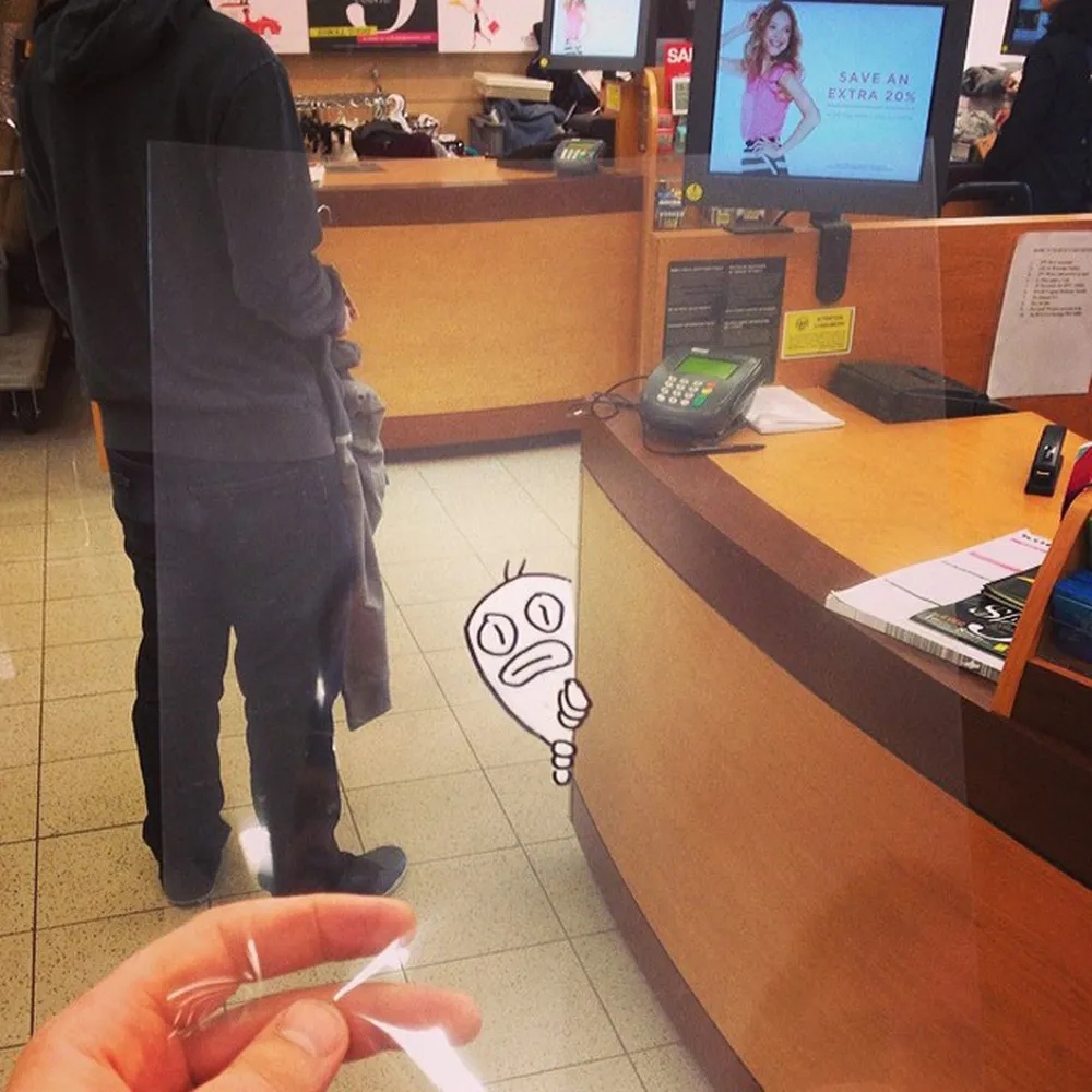 Cartoon Paintings by Marty Cooper