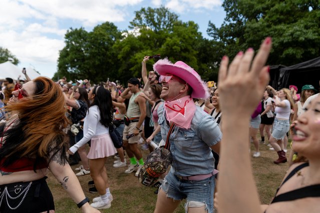 Revellers dance as G Flip performs at the Governors Ball music festival at Corona Park in the Queens borough of New York City, U.S., June 9, 2024. (Photo by Cheney Orr/Reuters)