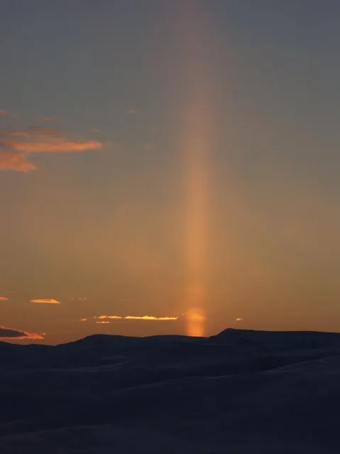 Mysterious Light Pillar