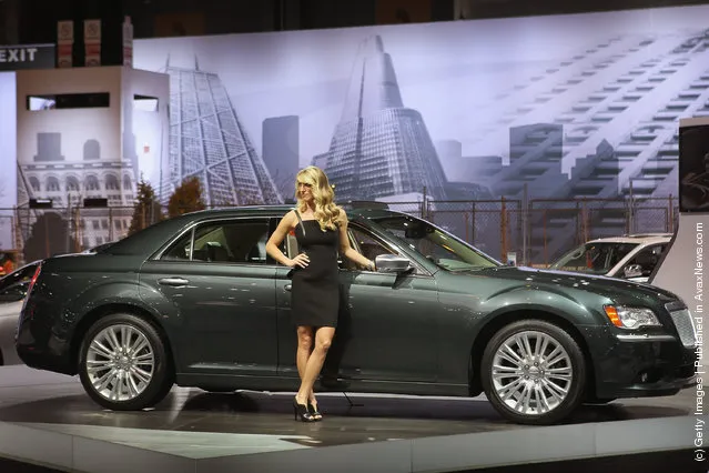 Dodge displays the 2013 300C during the media preview of the Chicago Auto Show