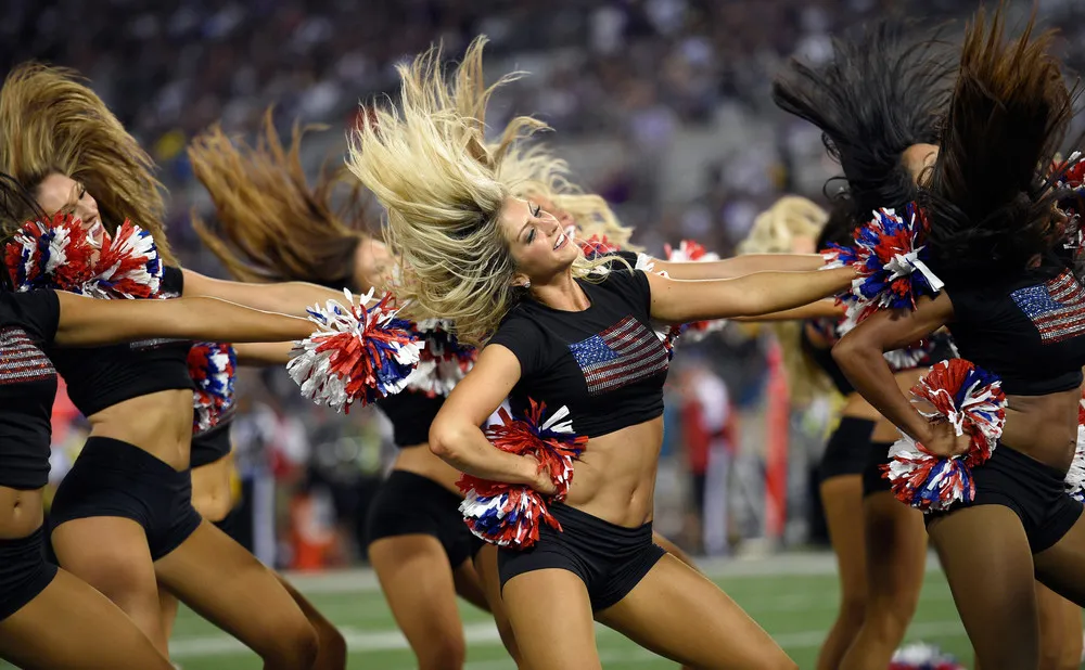 NFL Cheerleaders Take The Field