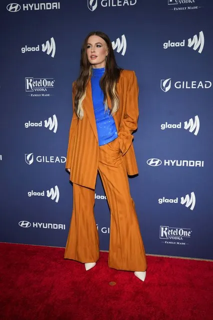 American singer and songwriter Fletcher attends the 34th Annual GLAAD Media Awards in Beverly Hills, California, U.S., March 30, 2023. (Photo by Allison Dinner/Reuters)
