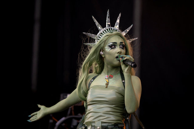 American singer and songwriter Chappell Roan performs at the Governors Ball music festival at Corona Park in the Queens borough of New York City, U.S., June 9, 2024. (Photo by Cheney Orr/Reuters)