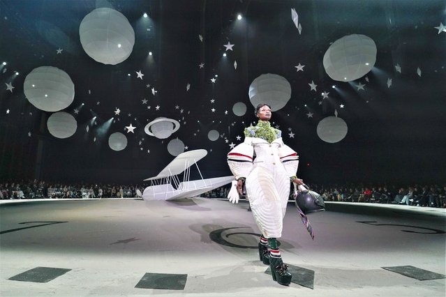 The Thom Browne collection is modeled during Fashion Week, Tuesday, February 14, 2023, in New York. (Photo by Mary Altaffer/AP Photo)