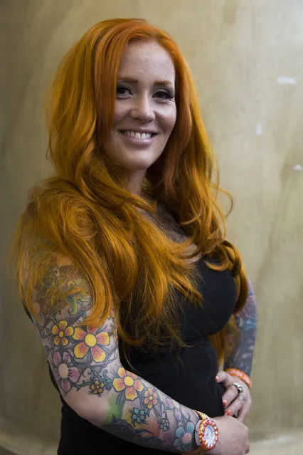 A visitior at The Great British Tattoo Show at Alexandra Palace on May 24, 2014 in London, England. (Photo by Tristan Fewings/Getty Images for Alexandra Palace)