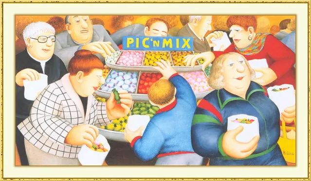 Pic'n Mix. Artwork by Beryl Cook