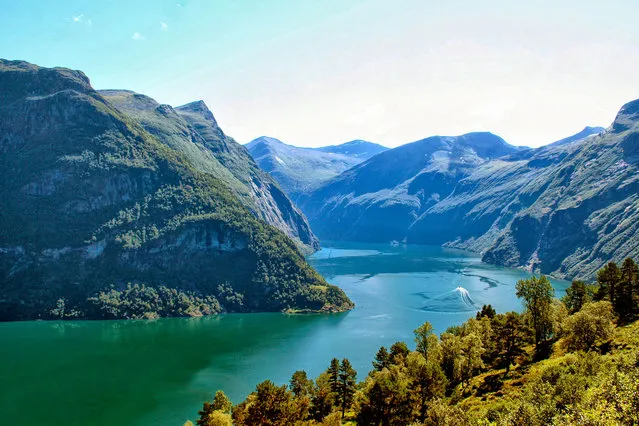 Norway, Geirangerfjord, Geiranger village. (Photo by Patricia-Hamilton/Getty Images)