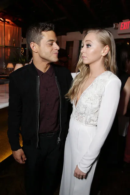 Honoree Rami Malek and Portia Doubleday seen at People's “Ones to Watch” Event Celebrating Hollywood's Rising & Brightest Stars at Ysabel on Wednesday, September 17, 2015, in West Hollywood, Calif. (Photo by Eric Charbonneau/Invision for People/AP Images)