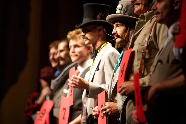 The Just For Men World Beard and Moustache Championships crowned 18 title winners, highlighting the best and boldest examples of facial hair from across the globe on Saturday, October 25th, 2014 in Portland, OR. (Photo by Craig Mitchelldyer/AP Images for Just for Men)