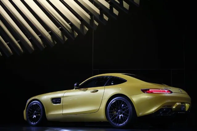 The Mercedes AMG GT S is shown during the model's world debut at the Los Angeles Auto Show in Los Angeles, California November 19, 2014. (Photo by Lucy Nicholson/Reuters)