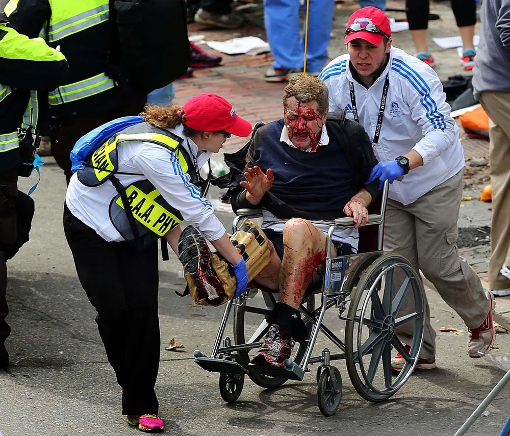 Boston Marathon Bombing (70 Photos)