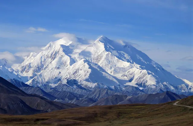 This August 19, 2011 file photo shows Mount McKinley in Denali National Park, Alaska. (Photo by Becky Bohrer/AP Photo)