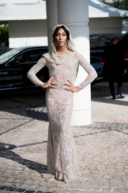 American actress and singer MJ Rodriguez is seen during the 74th annual Cannes Film Festival at  on July 06, 2021 in Cannes, France. (Photo by Jacopo Raule/GC Images)
