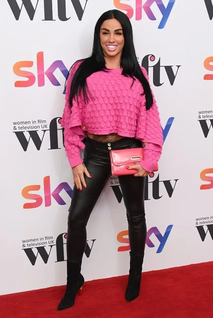 English media personality and model  Katie Price attends the Sky Women In Film And TV Awards 2023 at the London Hilton Park Lane on December 01, 2023 in London, England. (Photo by David Fisher/Rex Features/Shutterstock)