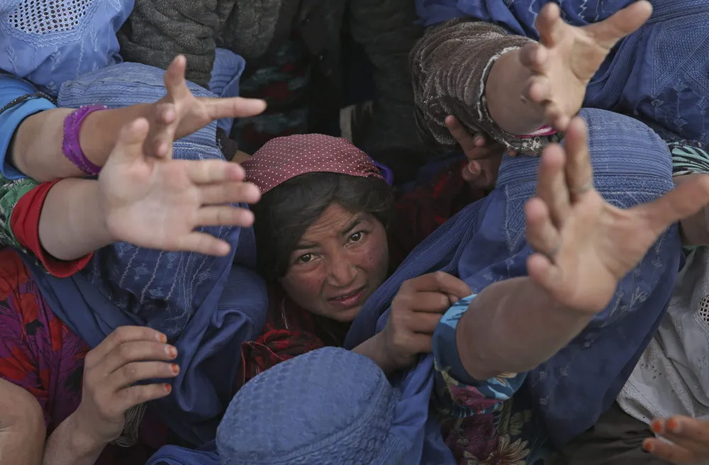 Survivors after Afghan Mudslide