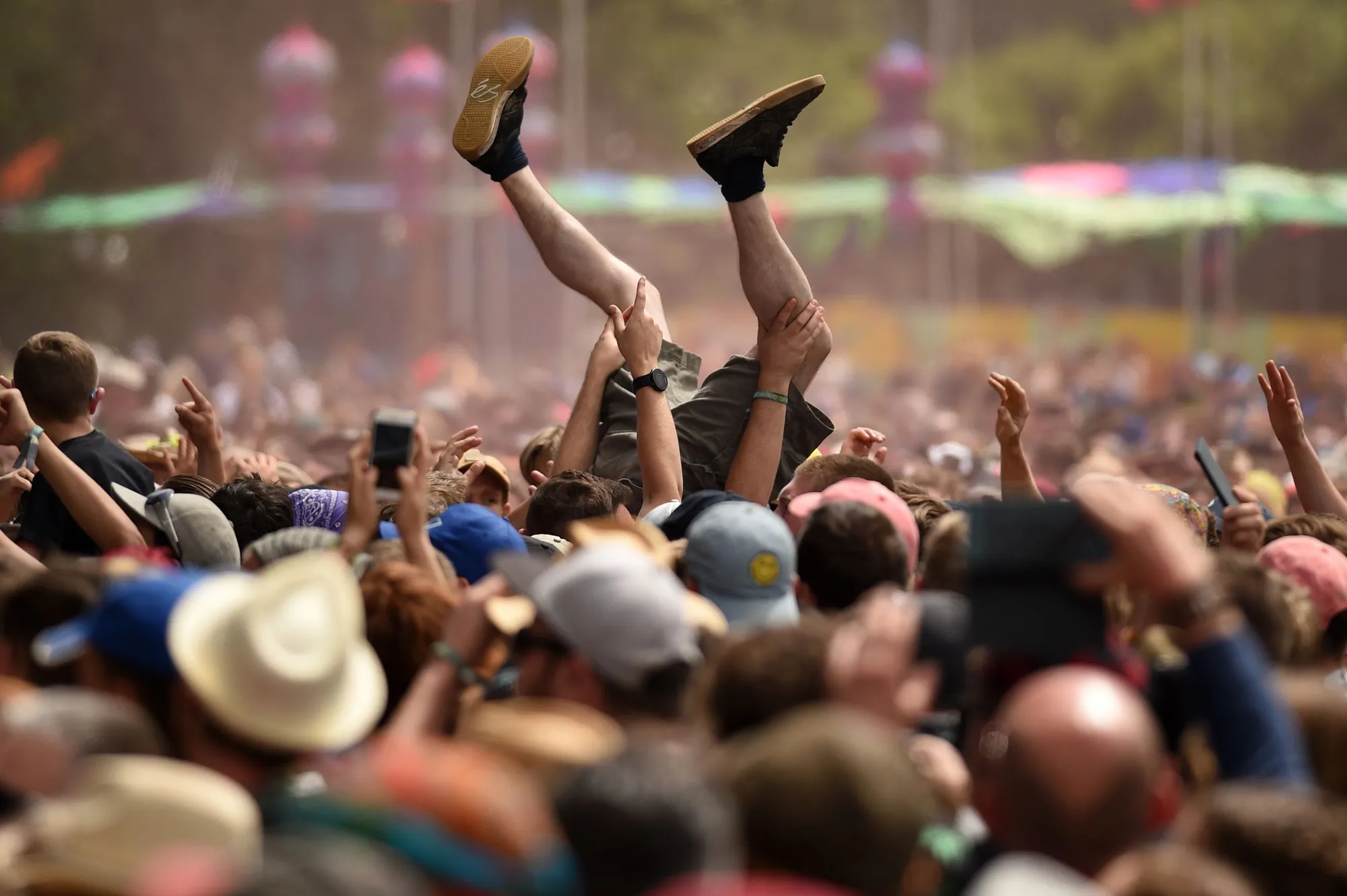 Crowd Surfing Stripped