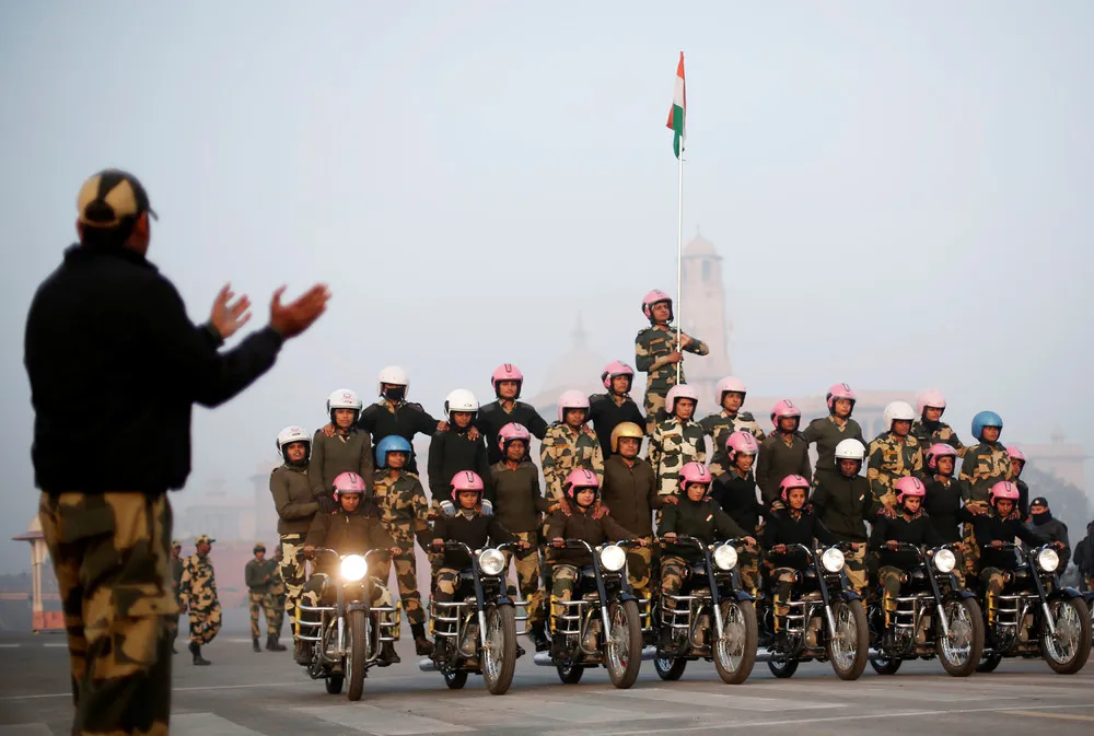 Rehearsals for Republic Day 2018 in India