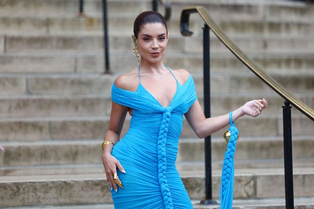 Brazilian actress, YouTuber and TikToker Gessica Kayane arrives to attend the Schiaparelli Haute Couture Fall/Winter 2025-2026 collection show in Paris, France, on July 7, 2025. (Photo by Abdul Saboor/Reuters)
