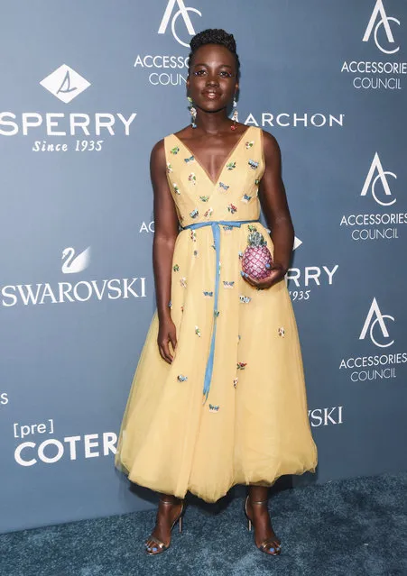 Lupita Nyong'o attends the 22nd Annual Accessories Council ACE Awards at Cipriani 42nd Street on June 11, 2018 in New York City. (Photo by Daniel Zuchnik/WireImage)