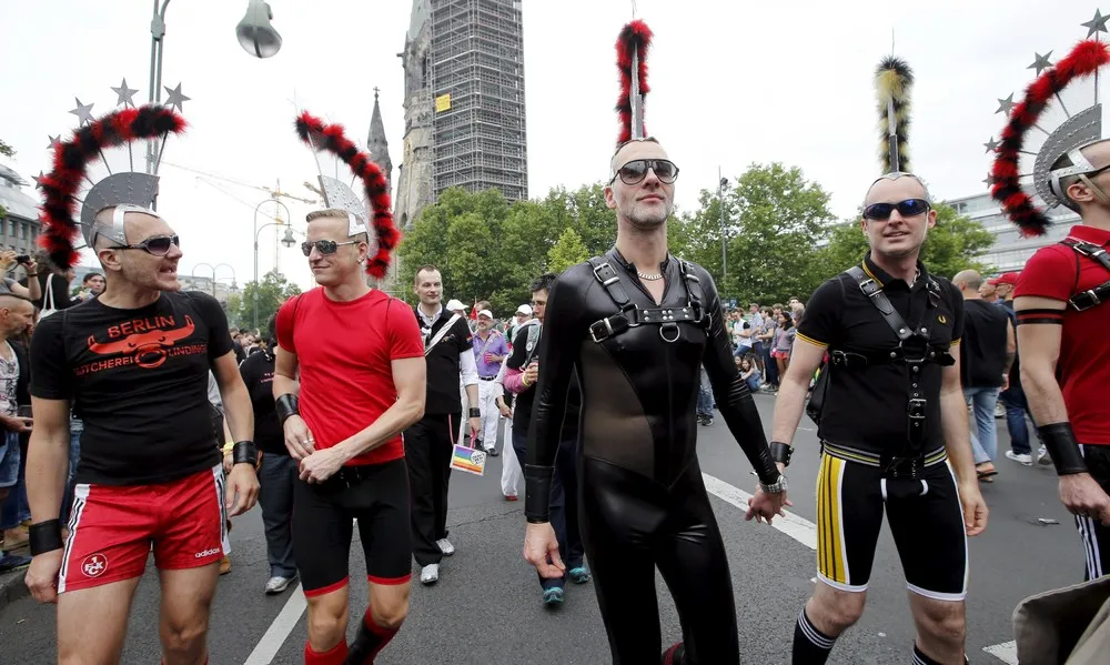Annual Christopher Street Day Parade in Berlin