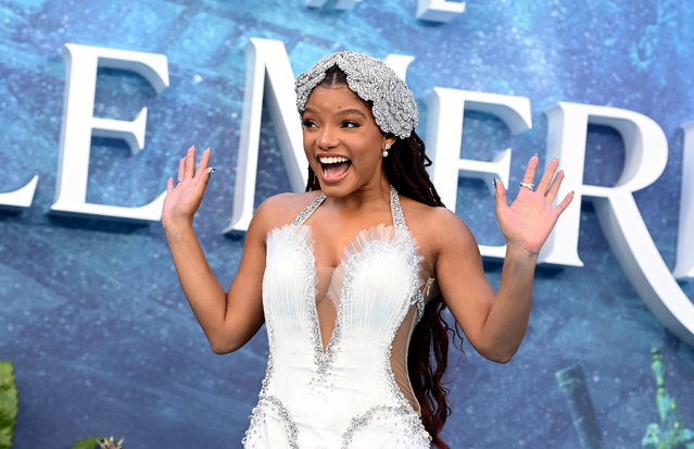 American singer-songwriter Halle Bailey attends the UK Premiere of Disney's “The Little Mermaid” on May 15, 2023 in London, England. (Photo by Kate Green/Getty Images for Disney)