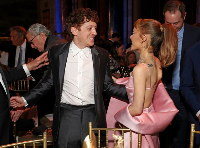 Actor Ethan Slater and Ariana Grande attend The National Board of Review Annual Awards Gala at Cipriani 42nd Street on January 07, 2025 in New York City. (Photo by Kevin Mazur/Getty Images for National Board of Review)