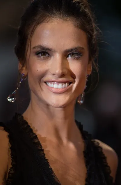 Alessandra Ambrosio attends the premiere of “Spotlight” during the 72nd Venice Film Festival on September 3, 2015 in Venice, Italy. (Photo by Ian Gavan/Getty Images)