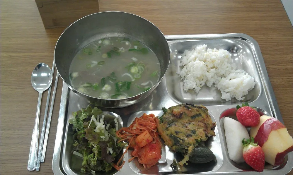 Lunches at a Korean Private School