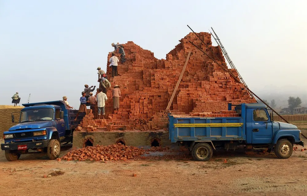 A Brick Factory in Myanmar