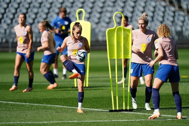 England's Georgia Stanway in action during a training session at the Central Coast Stadium in Gosford, Australia on Friday, August 4, 2023. (Photo by Zac Goodwin/PA Images via Getty Images)