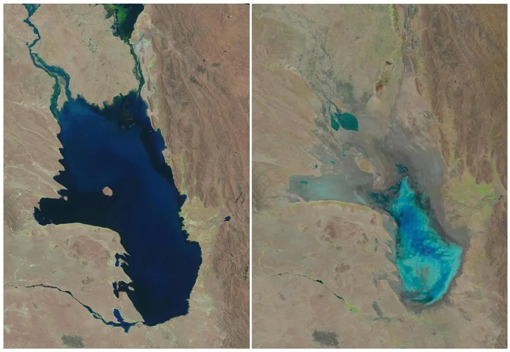 Disappearance of Bolivia's No. 2 Lake