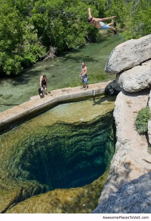Dive the Deadly Jacob’s Well in Texas